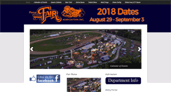 Desktop Screenshot of panatricountyfair.com